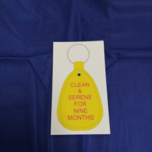 H&I 9 Month Keytag Card