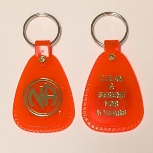Keytag-5 Years-Orange