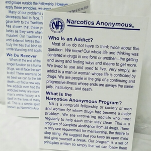 NA Wallet Card (Group Readings) (Bundle of 15)