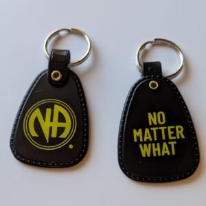 Keytag - NO MATTER WHAT - Black