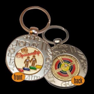 Sponorship Medallion & Silver Keychain Bundle